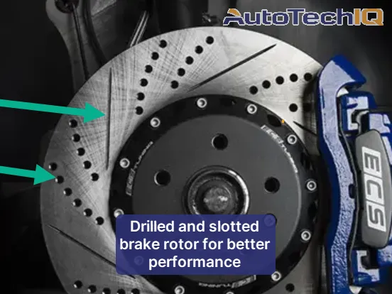 Rotors with drills and slots made for better performance